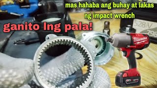 PAANO PANATILIHING MALAKAS AT MATIBAY ang lumang impact wrench|| HOW TO MAINTAIN IMPACT WRENCH POWER