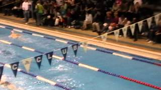 Swim International2012. 100Fly Marcus (lane 7) \u0026 William B (lane 1).avi