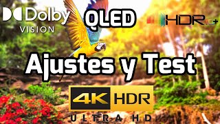 Configurar imagen Dolby Vision TV 4k TCL QLED V715 Ajustes y Test HDR10 HDR10+ HLG Dolby Vision USB