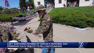 Last-surviving member of Omaha's Memorial Day service pays tribute to fellow founders