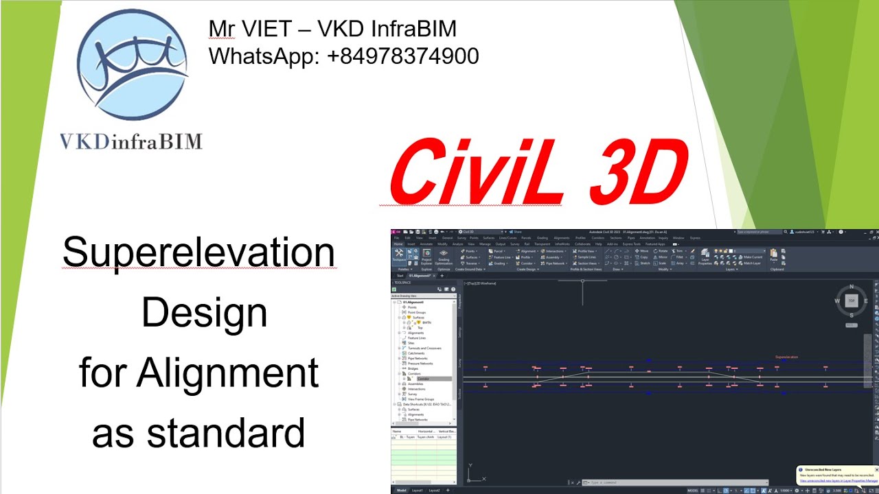 Superelevation Design For Alignment As Standard - YouTube