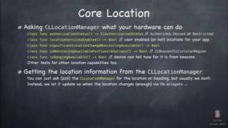 Stanford Developing iOS 8 Apps with Swift 14 Core Location and MapKit