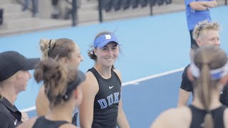 Duke's Chloe Beck writes a letter to tennis