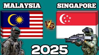 Malaysia vs Singapore Military Power 2025 | Singapore vs Malaysia Military Power 2025