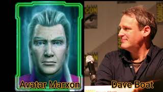 Character and Voice Actor - Supreme Commander - Avatar Marxon - Dave Boat