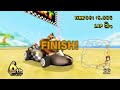 mario kart wii all characters losing animations 6th place