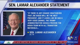 Tennessee Senator Lamar Alexander releases statement on 2020 election