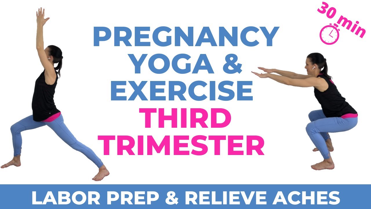 Pregnancy Exercise Third Trimester - YouTube