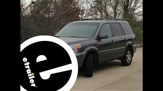 etrailer | DIY Install: Curt Trailer Hitch Receiver on your 2007 Honda Pilot