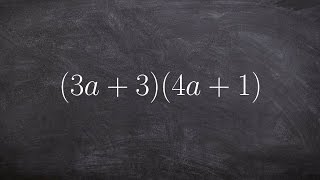 Multiply Two Binomials Using FOIL - Math Tutorial