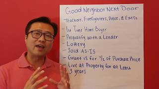 Good Neighbor Next Door Process - Teachers, Firefighters, Police Officers \u0026 EMTs