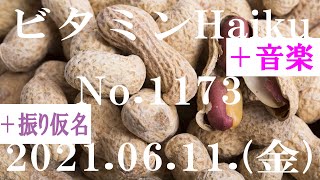 今日の俳句＋音楽。ビタミンHaiku。No.1173。2021.06.11.(金曜日)