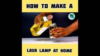 How to make a lava lamp #Shorts  amazing facts