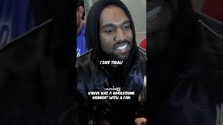 Kanye West Wholesome Interaction With A Fan