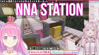 Hakui Koyori Is Amazed At Luna Station | Minecraft [Hololive/Sub]