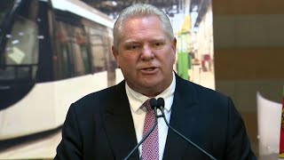 LIVE: Ont. Premier Doug Ford makes an announcement in Toronto