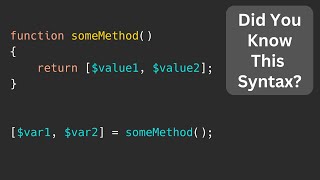PHP Array Destructuring: Example from Laravel Pulse