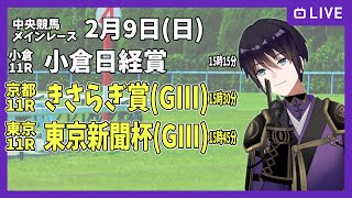 【ゆるく複勝予想】2月9日 日曜日編【中央競馬メイン】