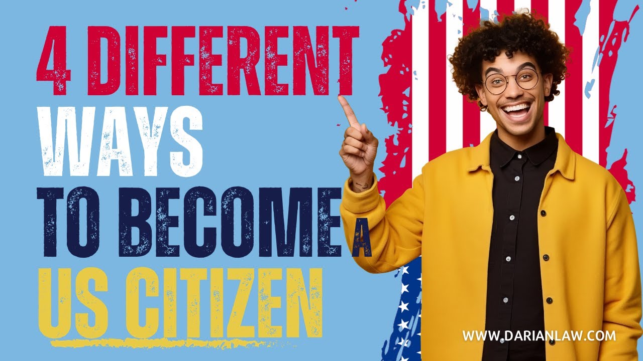 4 Different Ways To Become A US Citizen! - YouTube