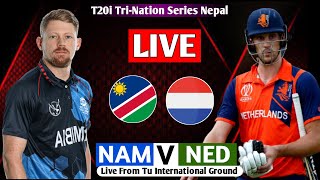 NAMIBIA VS NETHERLAND T20I SERIES 2024 LIVE   || TRI-NATION SERIES 2024 LIVE MATCH NAM VS NED