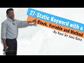 27 - static Keyword with Block, Variable and Method in Java (Part 2)
