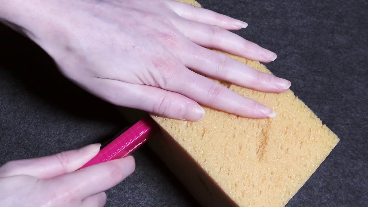 Asmr Car Sponge Slicing Youtube