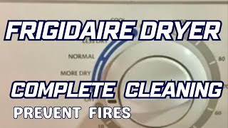 ✨ Fridgidaire Laundry Center Dryer  -  Easy DIY Cleaning to Avoid Dryer Fires ✨