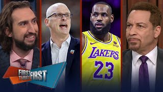 Lakers preparing massive offer to Dan Hurley, More likely LeBron stays? | NBA | FIRST THINGS FIRST