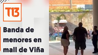 Delincuencia instalada afuera de mall viñamarino: Banda de menores atacó a turistas