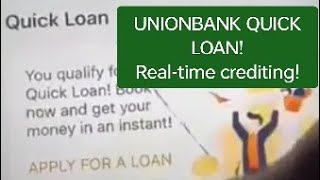 How to apply Unionbank Quick Loan Online | Real-time application via Mobile App | Unionbank Phils.