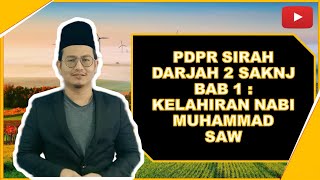 PDPR Sirah Darjah 2 SAKNJ Bab 1 : Keputeraan Nabi Muhammad SAW