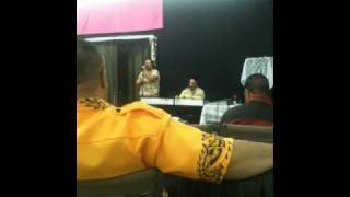 Samoan singing in church Mapusaga