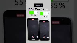 iPhone 13 Pro Max vs. iPhone 13 Pro Battery Test 🔋Subscribe for more 🤝🏼
