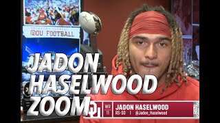 Jadon Haselwood preseason Zoom