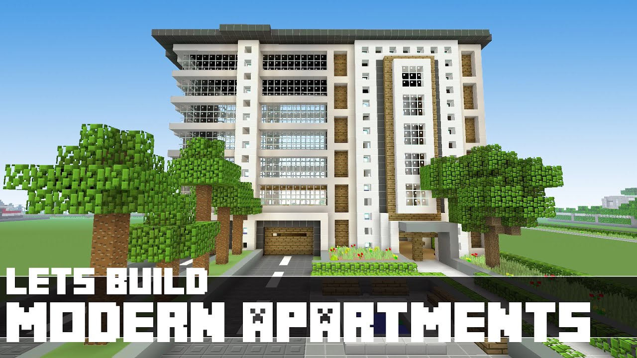 Minecraft Let S Build Modern Apartments 18 Part 2 Youtube