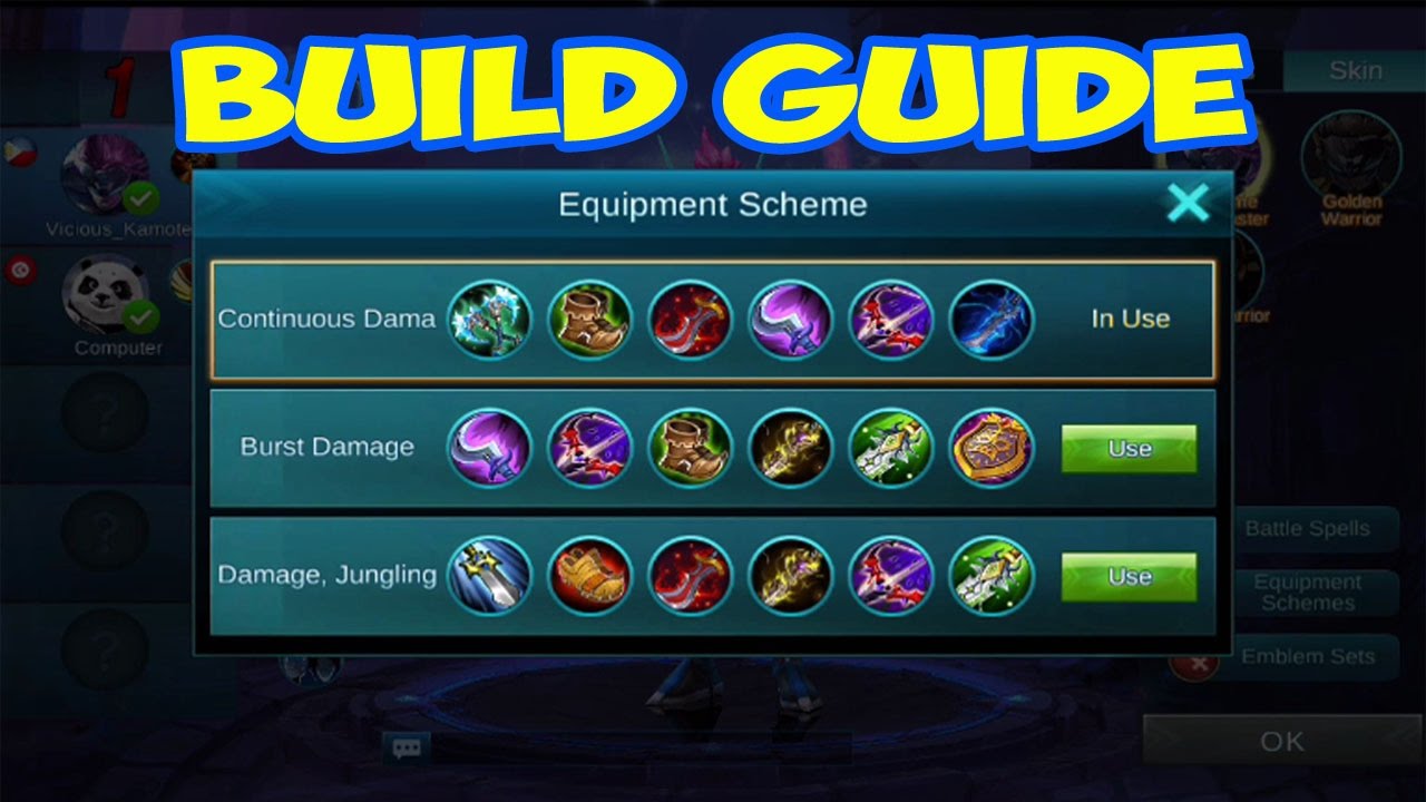 Saber Build Guide Mobile Legends - YouTube