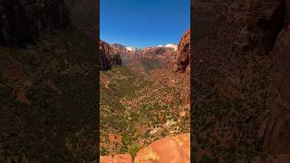 📍Canyon Overlook, Zion National Park, UT #travel #hiking #zionnationalpark #mountains