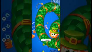 🔥😱 Worms Zone io biggest snake surrounding me #no chance to alive #shorts #viral #songs #game#worms