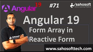 Form Array in Reactive Forms | Form in Angular | Angular 19 Tutorials in Hindi