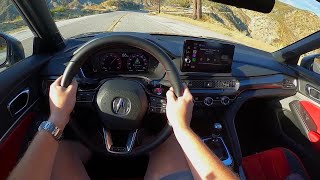 2022 Acura Integra A-Spec Tech 6-Speed Manual - POV Test Drive (Binaural Audio)