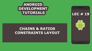 Chains and Aspect Ratio Example Constraints Layout 19 Android Development Tutorial for Beginners
