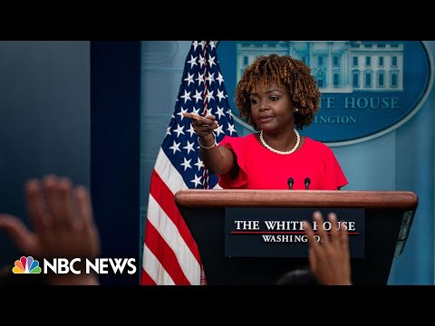 LIVE: White House holds press briefing NBC News