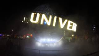 Universal Studios Florida Viewpoint - Universal Globe at Night (2015)