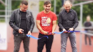 DYCKY MOST! | Slavnostně otevírám nové parkourové hřiště v Mostě!