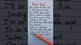 Broken Angel❤~Arash and Helena #shorts #viral #lyrics