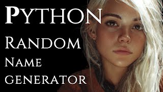 Generate Random Names in Python in 60 Seconds! 🐍 Easy String & Random Module Tutorial
