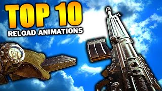 Top 10 "RELOAD ANIMATIONS" in COD HISTORY (Top Ten) Call of Duty | Chaos