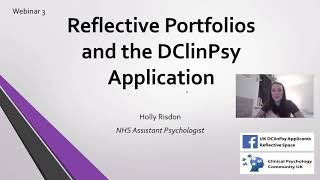 Reflective portfolios and the DClinPsy application