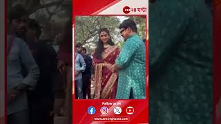 Rukmini Maitra | বিনোদিনী ছবি মুক্তির আগে দক্ষিণেশ্বর মন্দিরে প্রদীপ প্রজ্জ্বলন রুক্মিণীর