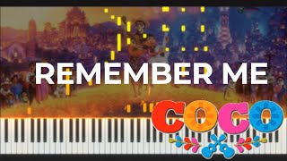 Remember Me (Coco song) Piano Cover + [MIDI]
